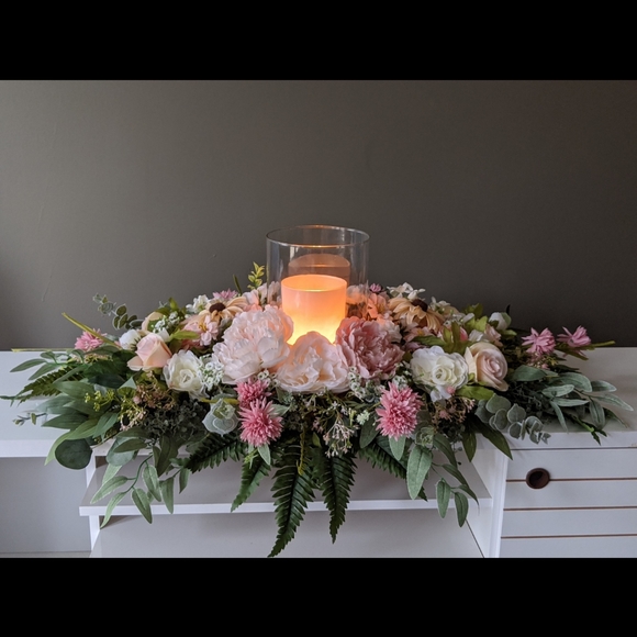 Large Faux Floral Arrangement